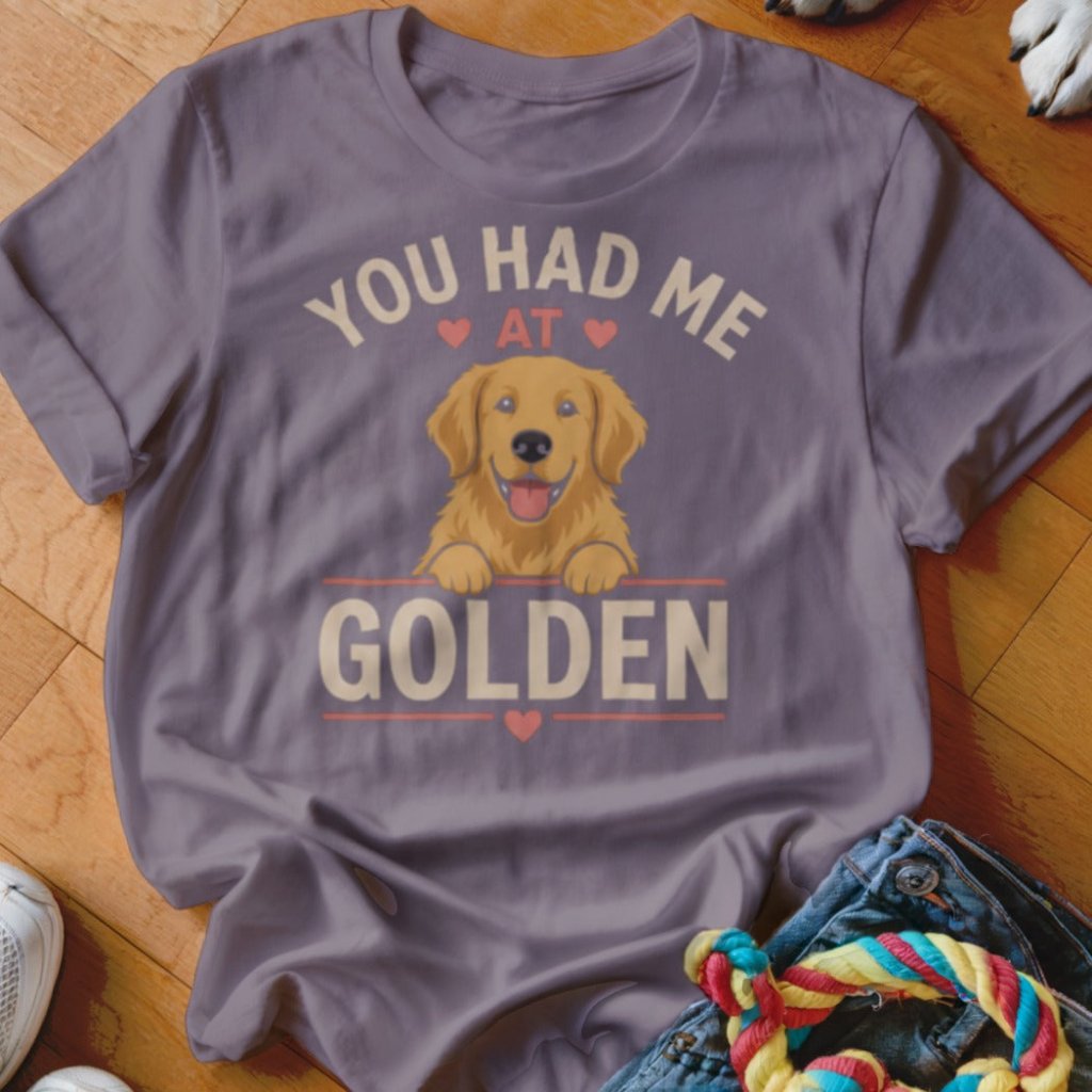 Had Me At Golden Shirt - The Pawsitive Initiative