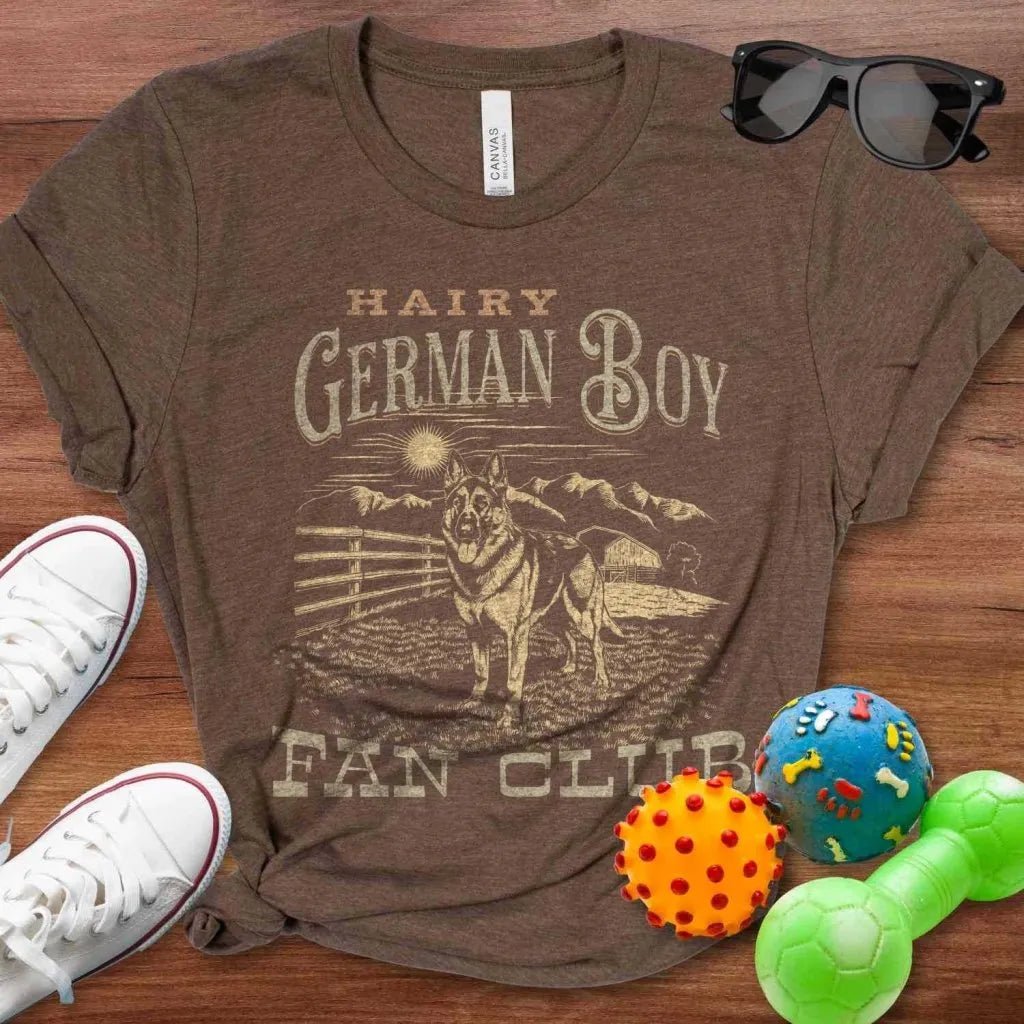 Hairy German Boy Fan Club Shirt - The Pawsitive Initiative