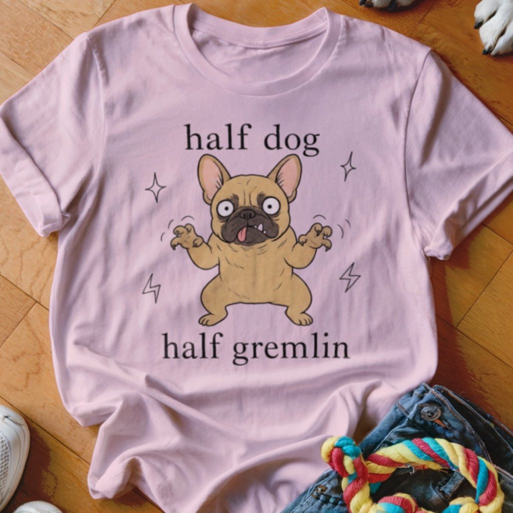 Half Dog Half Gremlin Shirt - The Pawsitive Initiative