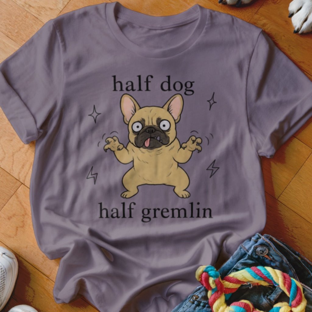 Half Dog Half Gremlin Shirt - The Pawsitive Initiative