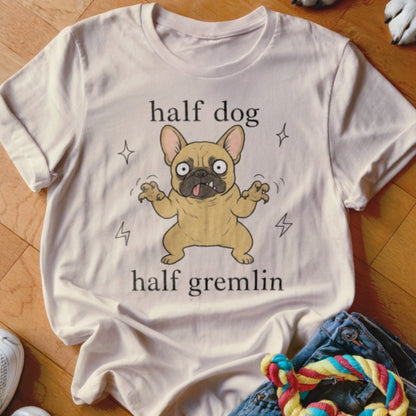 Half Dog Half Gremlin Shirt - The Pawsitive Initiative