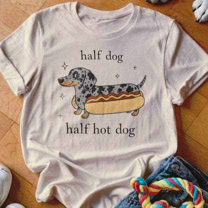 Half Dog Half Hot Dog Shirt - The Pawsitive Initiative