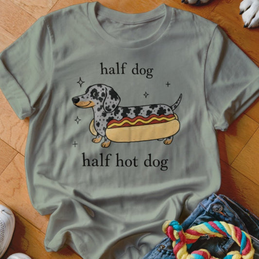 Half Dog Half Hot Dog Shirt - The Pawsitive Initiative