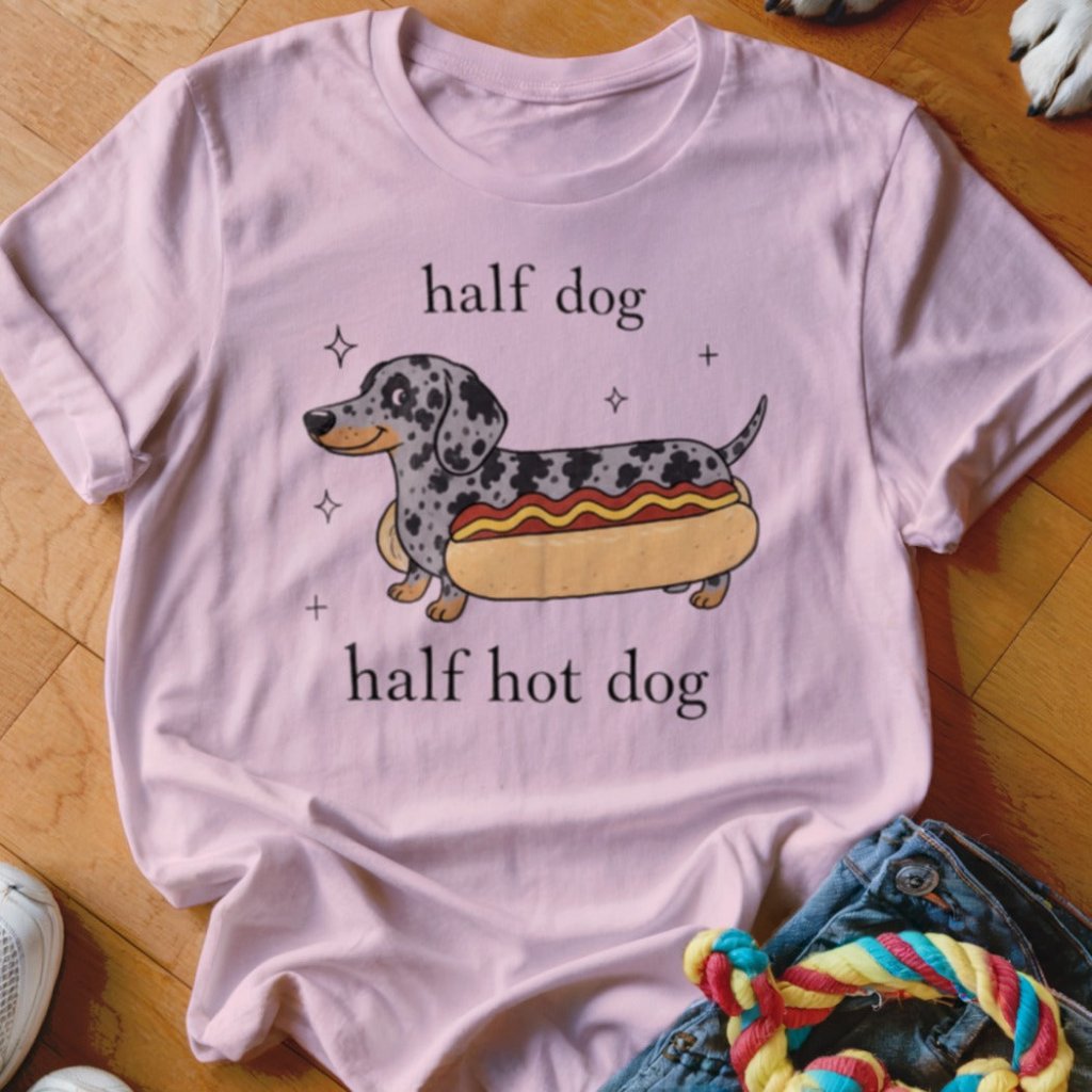 Half Dog Half Hot Dog Shirt - The Pawsitive Initiative
