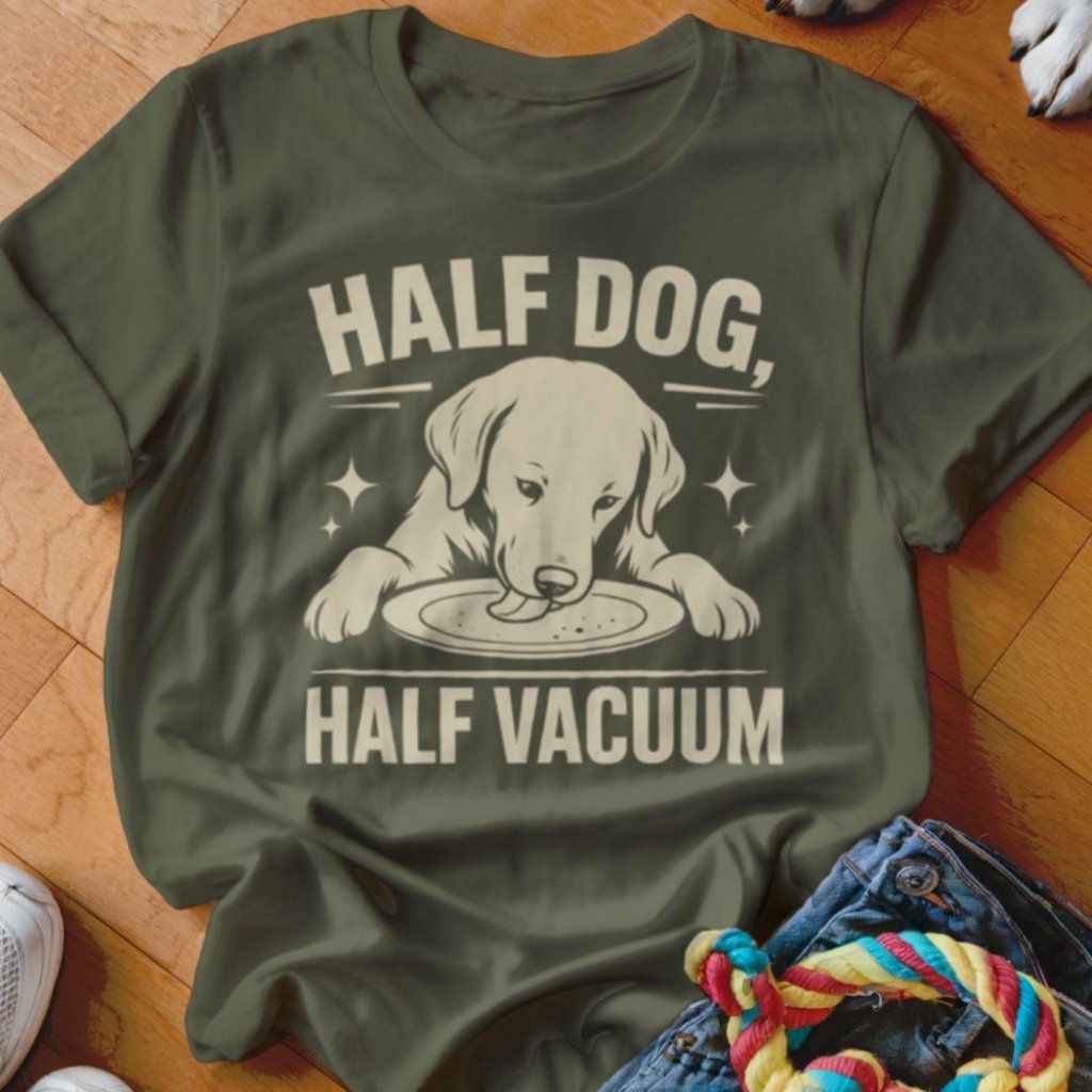 Half Dog, Half Vacuum Shirt - The Pawsitive Initiative