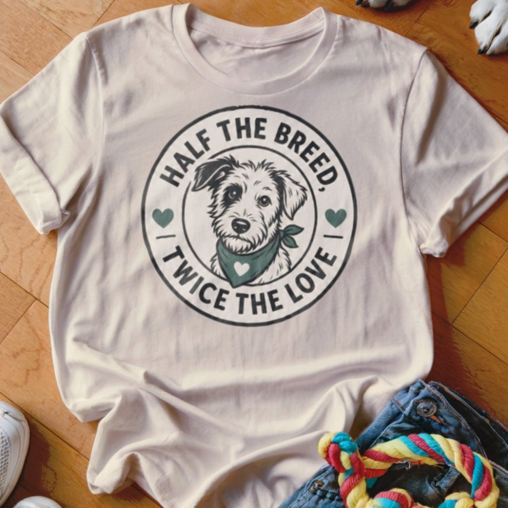 Half the Breed Twice the Love Shirt - The Pawsitive Initiative