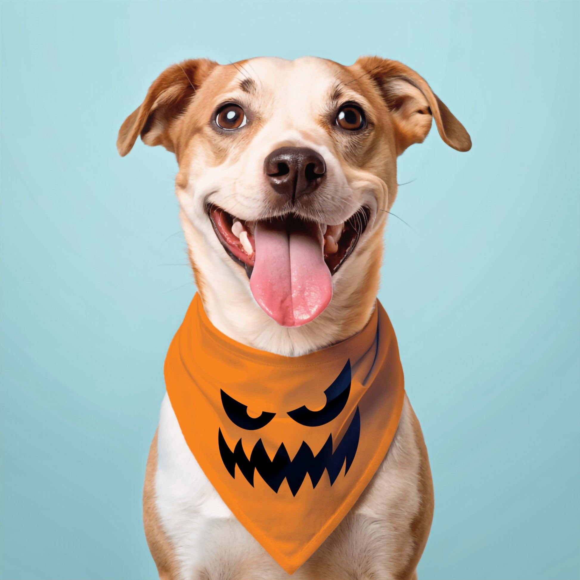 Halloween Pumpkin Bandana - The Pawsitive Initiative