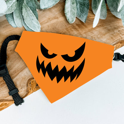 Halloween Pumpkin Bandana - The Pawsitive Initiative