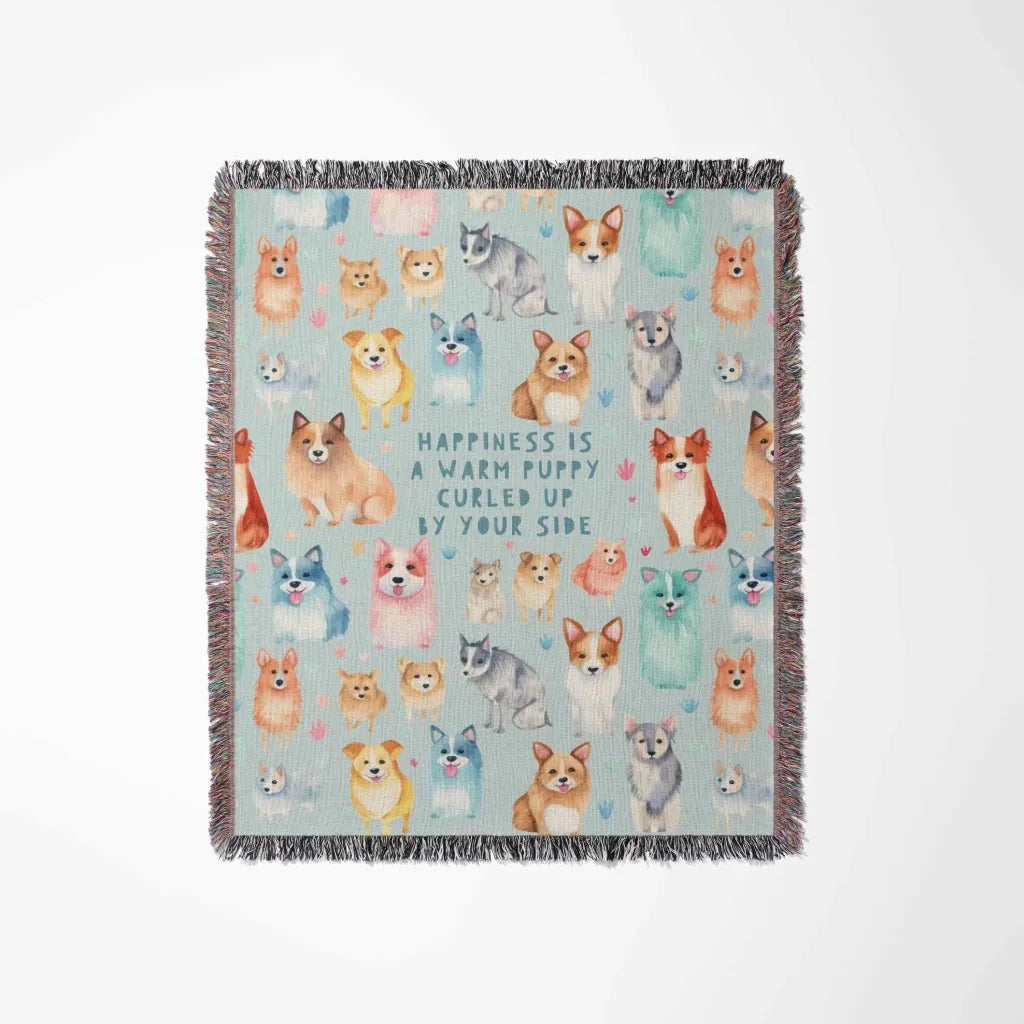 Happiness is a Warm Puppy Blanket - The Pawsitive Initiative
