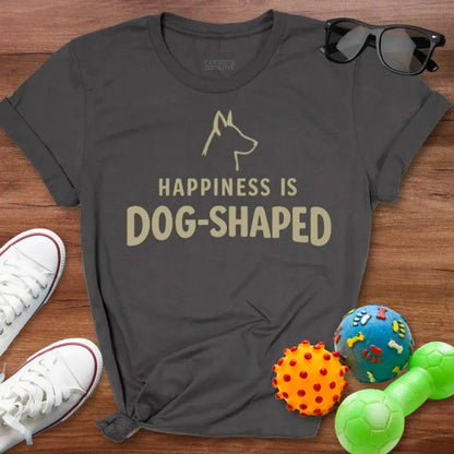 Happiness is Dog - Shaped Shirt - The Pawsitive Initiative