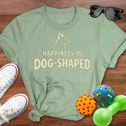 Happiness is Dog - Shaped Shirt - The Pawsitive Initiative