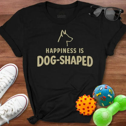 Happiness is Dog - Shaped Shirt - The Pawsitive Initiative