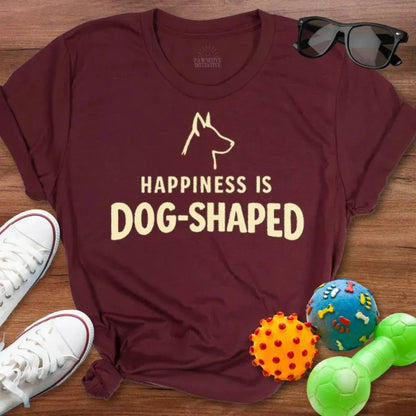 Happiness is Dog - Shaped Shirt - The Pawsitive Initiative