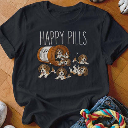 Happy Pills Beagle Shirt - The Pawsitive Initiative