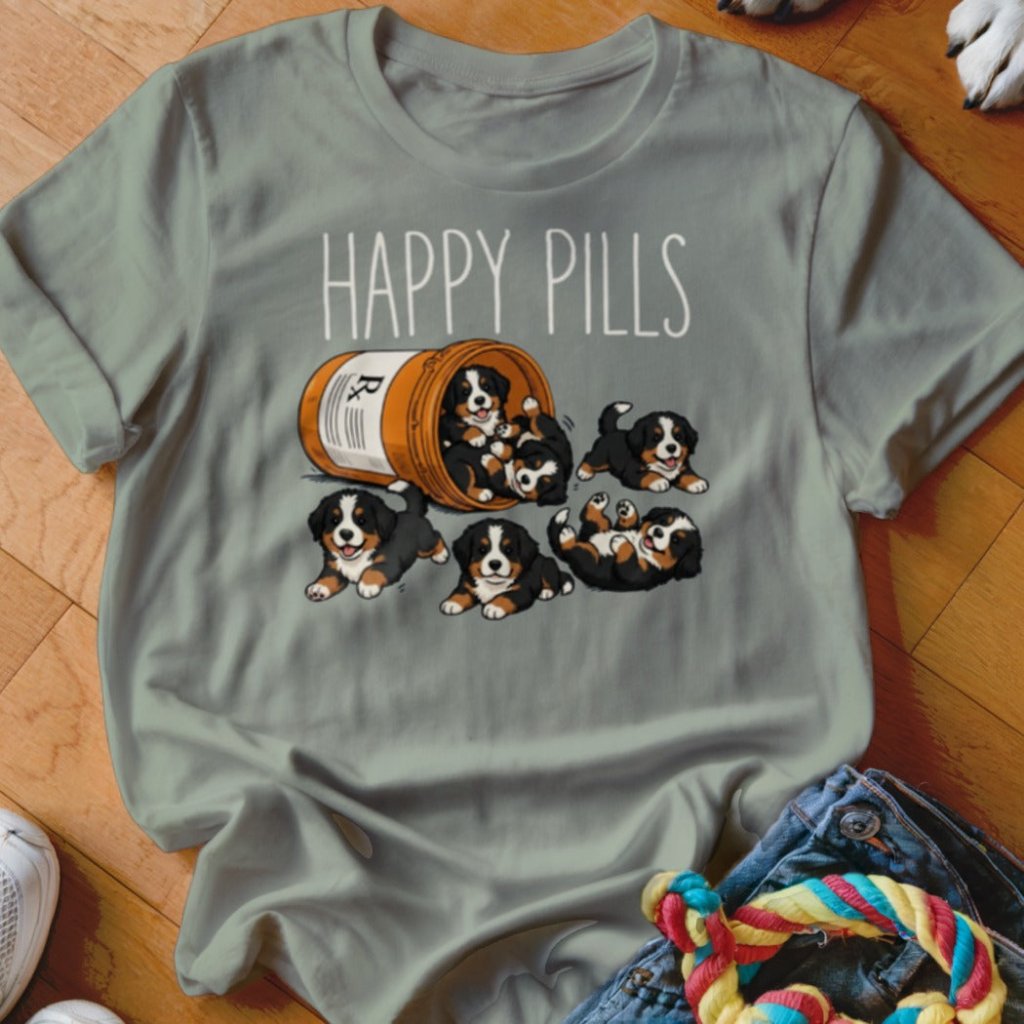 Happy Pills Bernese Shirt - The Pawsitive Initiative