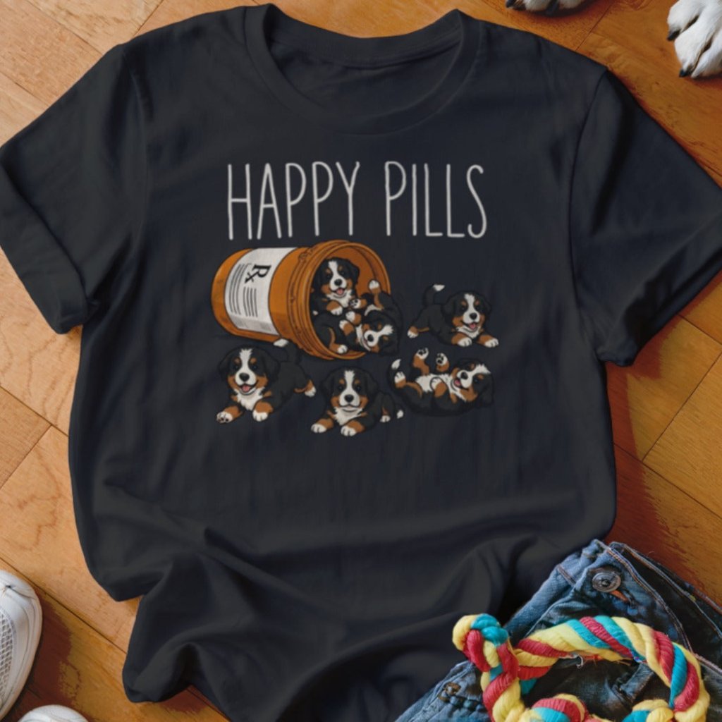 Happy Pills Bernese Shirt - The Pawsitive Initiative