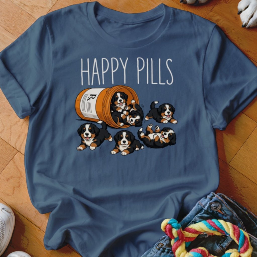 Happy Pills Bernese Shirt - The Pawsitive Initiative