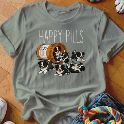 Happy Pills Border Collie Shirt - The Pawsitive Initiative