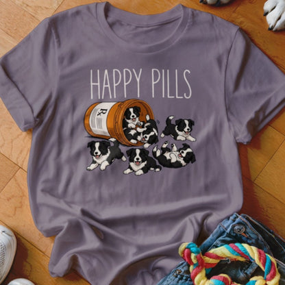 Happy Pills Border Collie Shirt - The Pawsitive Initiative