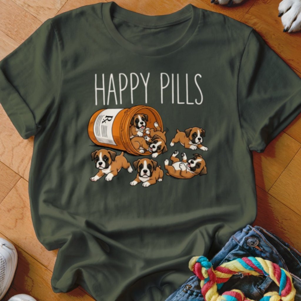 Happy Pills Boxer Shirt - The Pawsitive Initiative