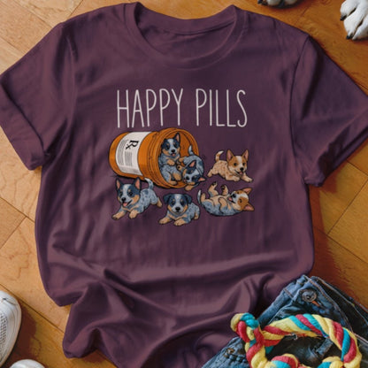 Happy Pills Cattle Dog Shirt - The Pawsitive Initiative