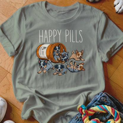 Happy Pills Cattle Dog Shirt - The Pawsitive Initiative