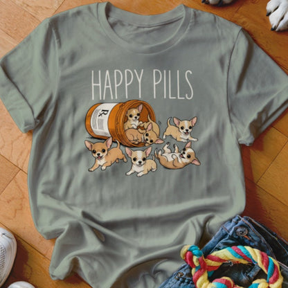 Happy Pills Chihuahua Shirt - The Pawsitive Initiative