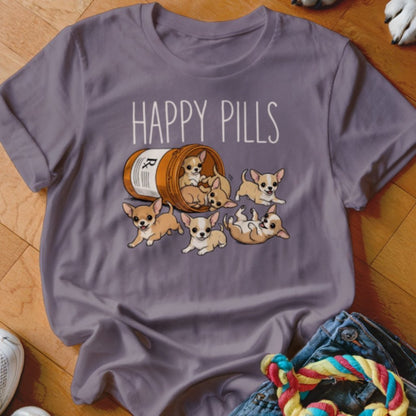 Happy Pills Chihuahua Shirt - The Pawsitive Initiative