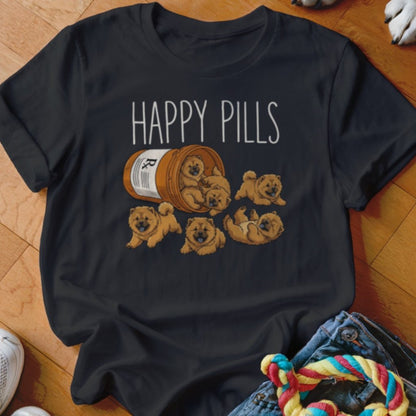 Happy Pills Chow Chow Shirt - The Pawsitive Initiative