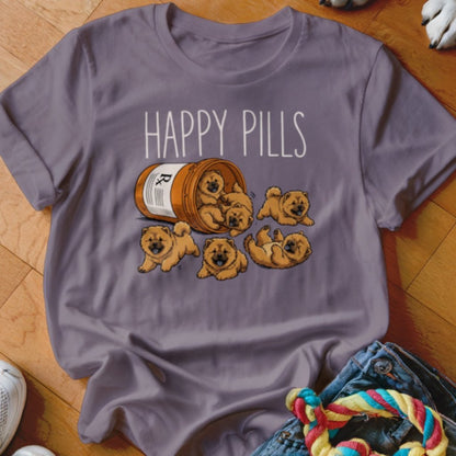 Happy Pills Chow Chow Shirt - The Pawsitive Initiative