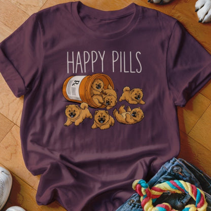 Happy Pills Chow Chow Shirt - The Pawsitive Initiative