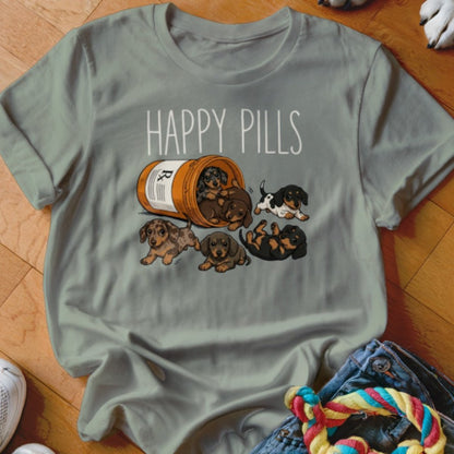 Happy Pills Dachshund Shirt - The Pawsitive Initiative