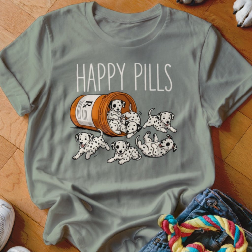 Happy Pills Dalmatian Shirt - The Pawsitive Initiative