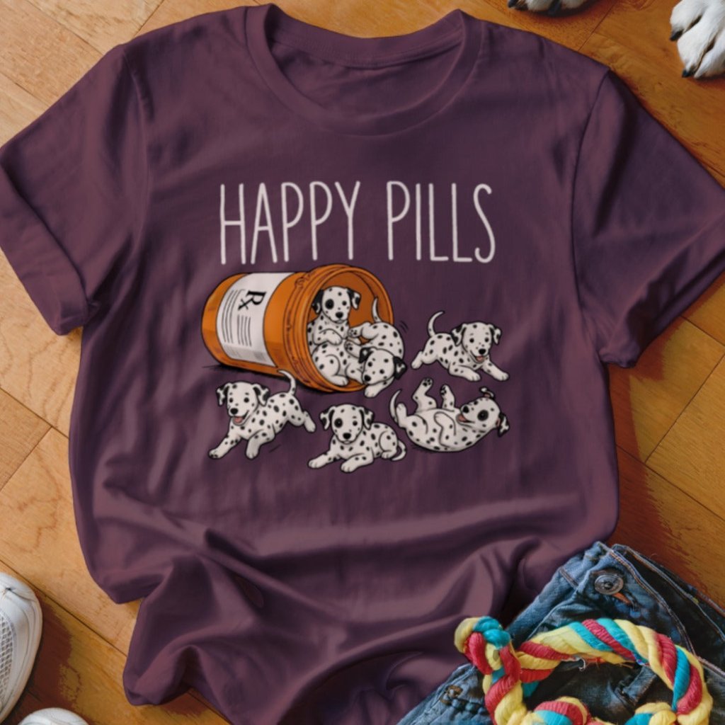 Happy Pills Dalmatian Shirt - The Pawsitive Initiative