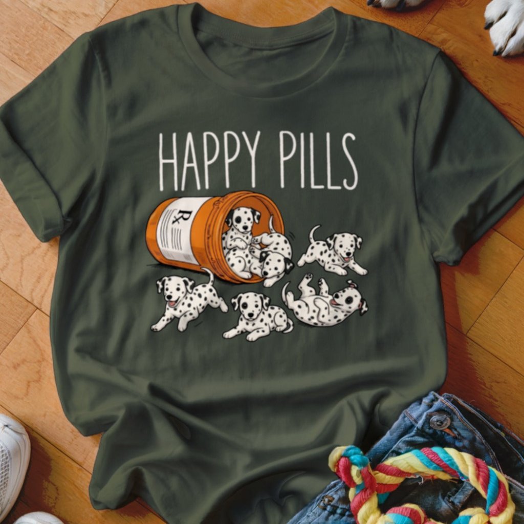 Happy Pills Dalmatian Shirt - The Pawsitive Initiative
