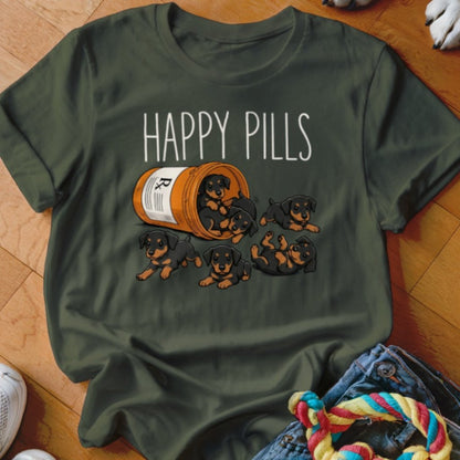 Happy Pills Doberman Shirt - The Pawsitive Initiative