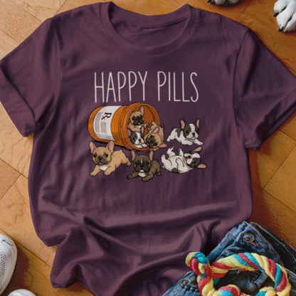 Happy Pills Frenchie Shirt - The Pawsitive Initiative