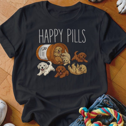 Happy Pills Golden Retriever Shirt - The Pawsitive Initiative