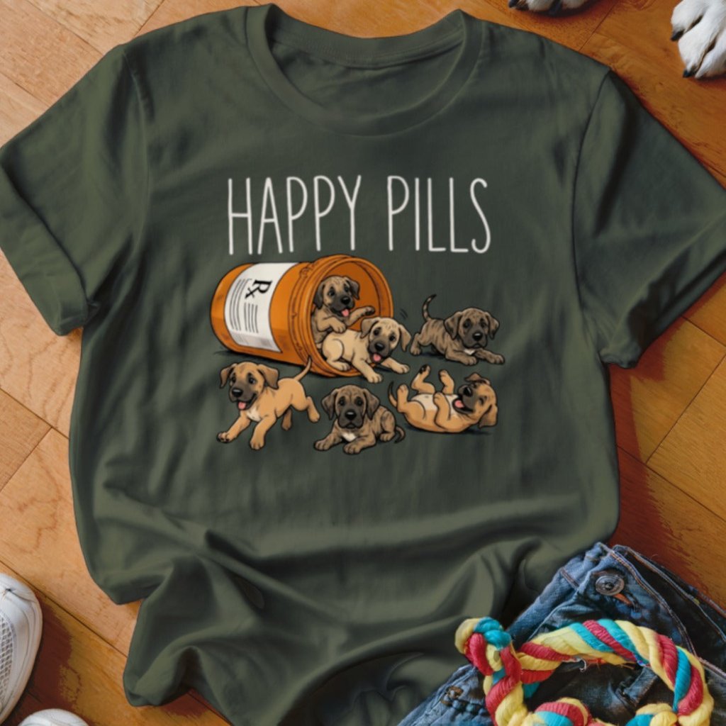 Happy Pills Great Dane Shirt - The Pawsitive Initiative