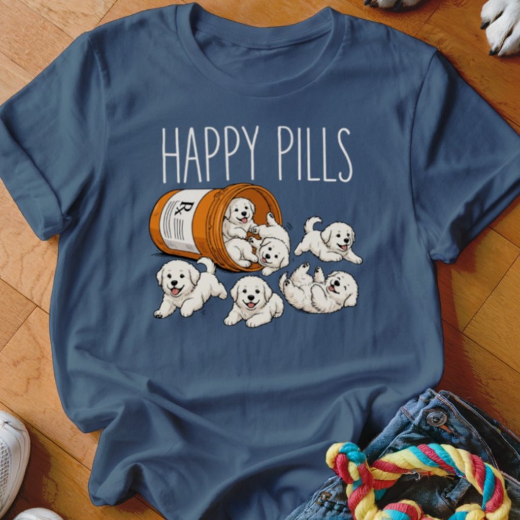 Happy Pills Great Pyrenees Shirt - The Pawsitive Initiative