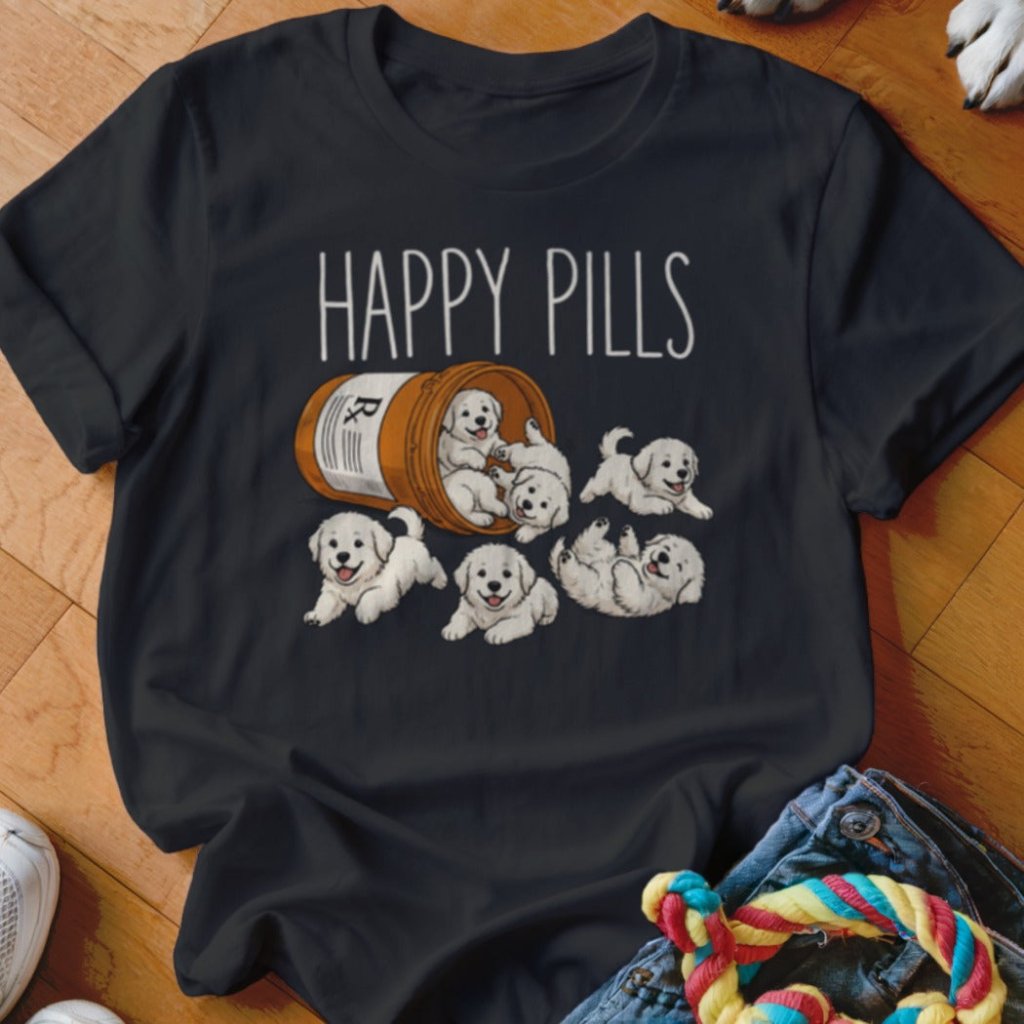 Happy Pills Great Pyrenees Shirt - The Pawsitive Initiative