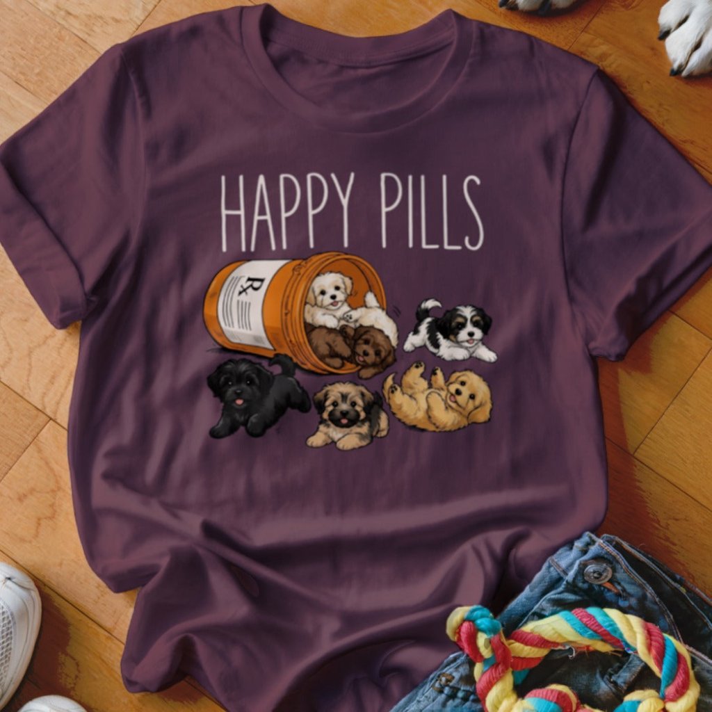Happy Pills Havanese Shirt - The Pawsitive Initiative