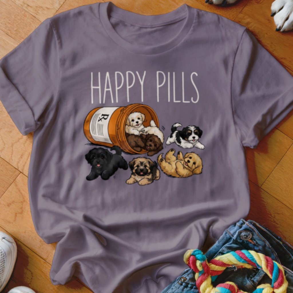 Happy Pills Havanese Shirt - The Pawsitive Initiative