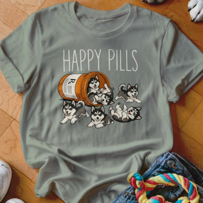 Happy Pills Husky Shirt - The Pawsitive Initiative