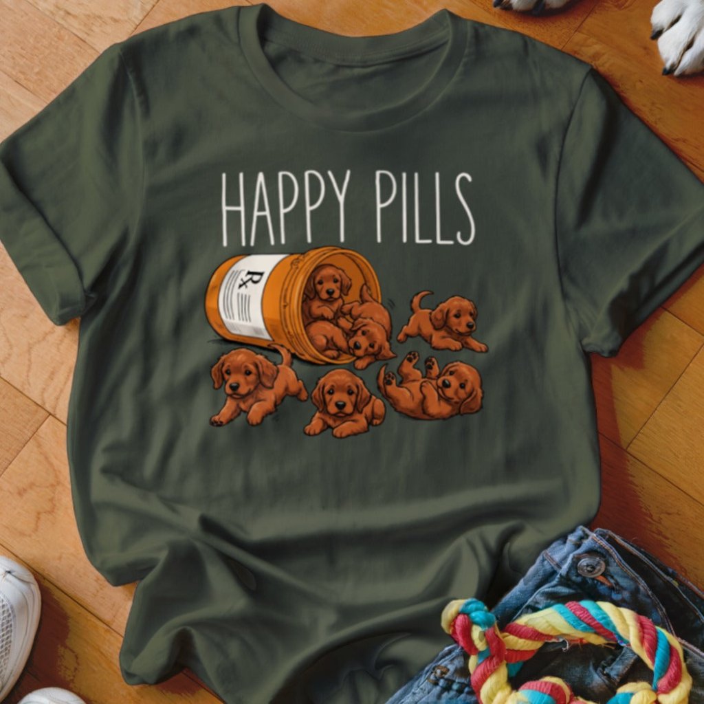 Happy Pills irish Setter Shirt - The Pawsitive Initiative
