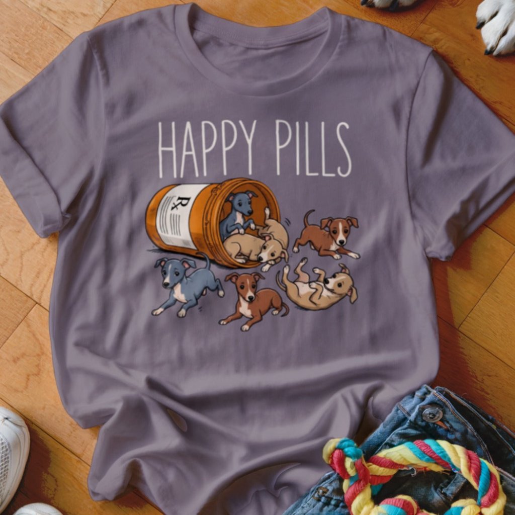 Happy Pills Italian Greyhound Shirt - The Pawsitive Initiative