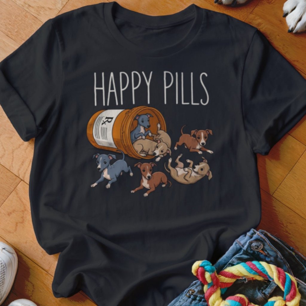 Happy Pills Italian Greyhound Shirt - The Pawsitive Initiative