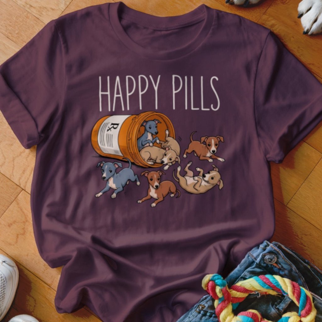 Happy Pills Italian Greyhound Shirt - The Pawsitive Initiative
