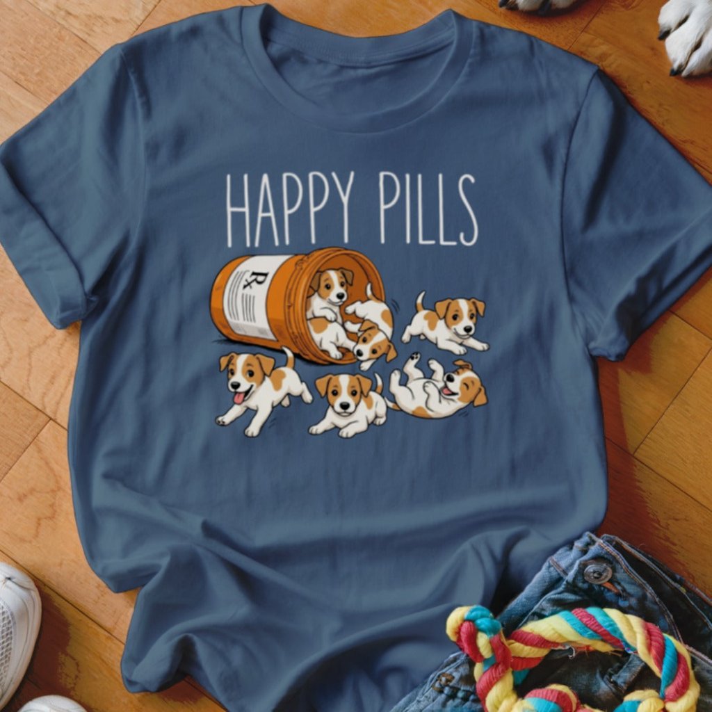 Happy Pills Jack Russell Shirt - The Pawsitive Initiative