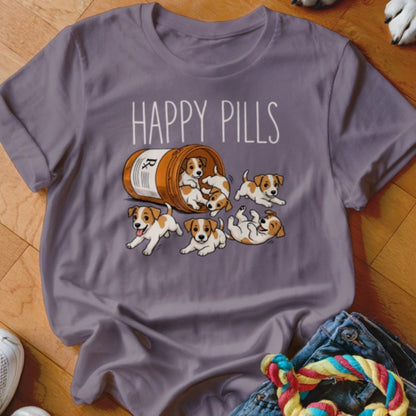 Happy Pills Jack Russell Shirt - The Pawsitive Initiative